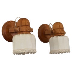 Set of Swedish Pine Wood Sonces by Markslöjd, Sweden, 1980s
