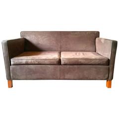 Knoll Studio Krefeld Sofa Suite Mies van der Rohe Leder Vierteilig