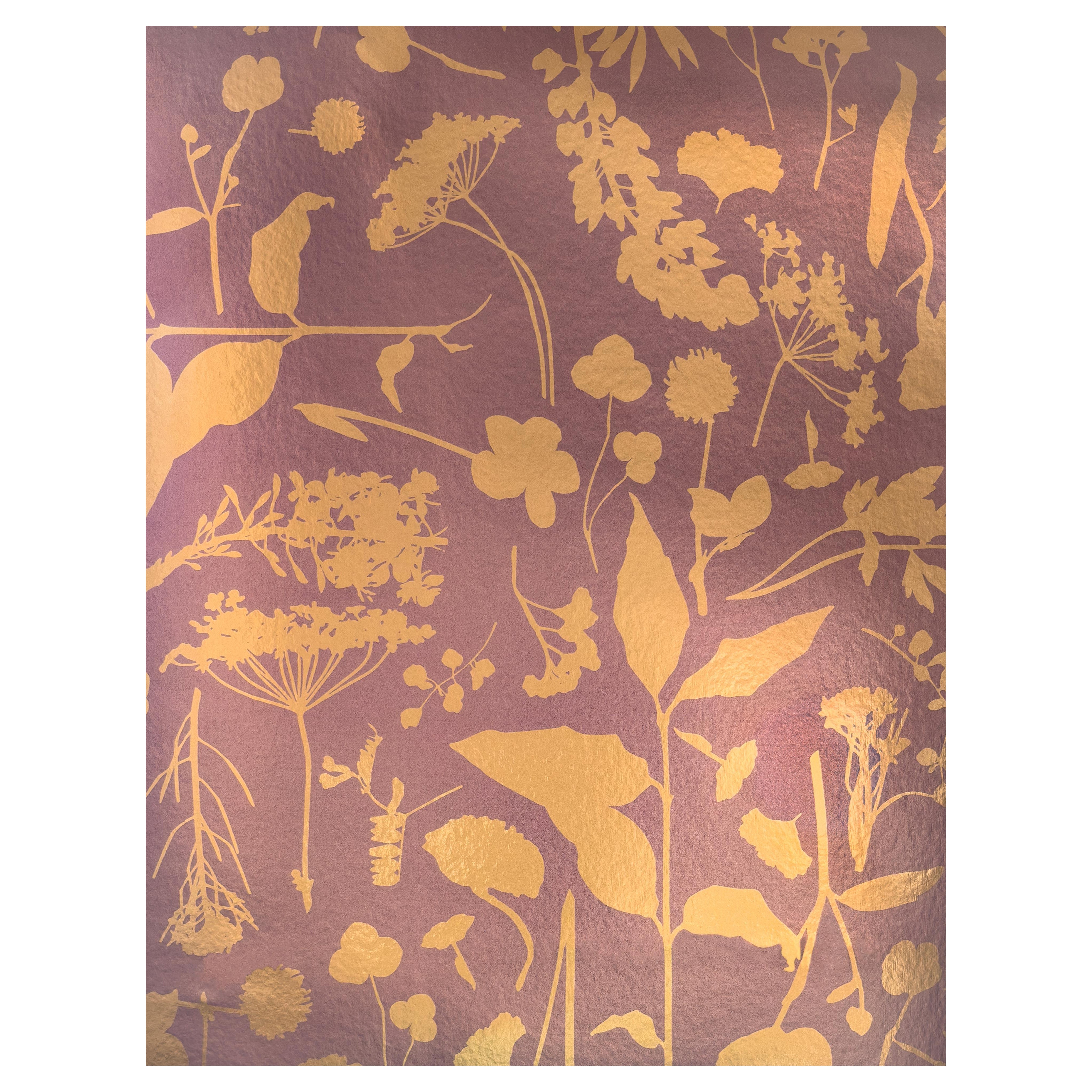 Bloom Metallic Typ II Wandteppich in Aili (SAMPLE)