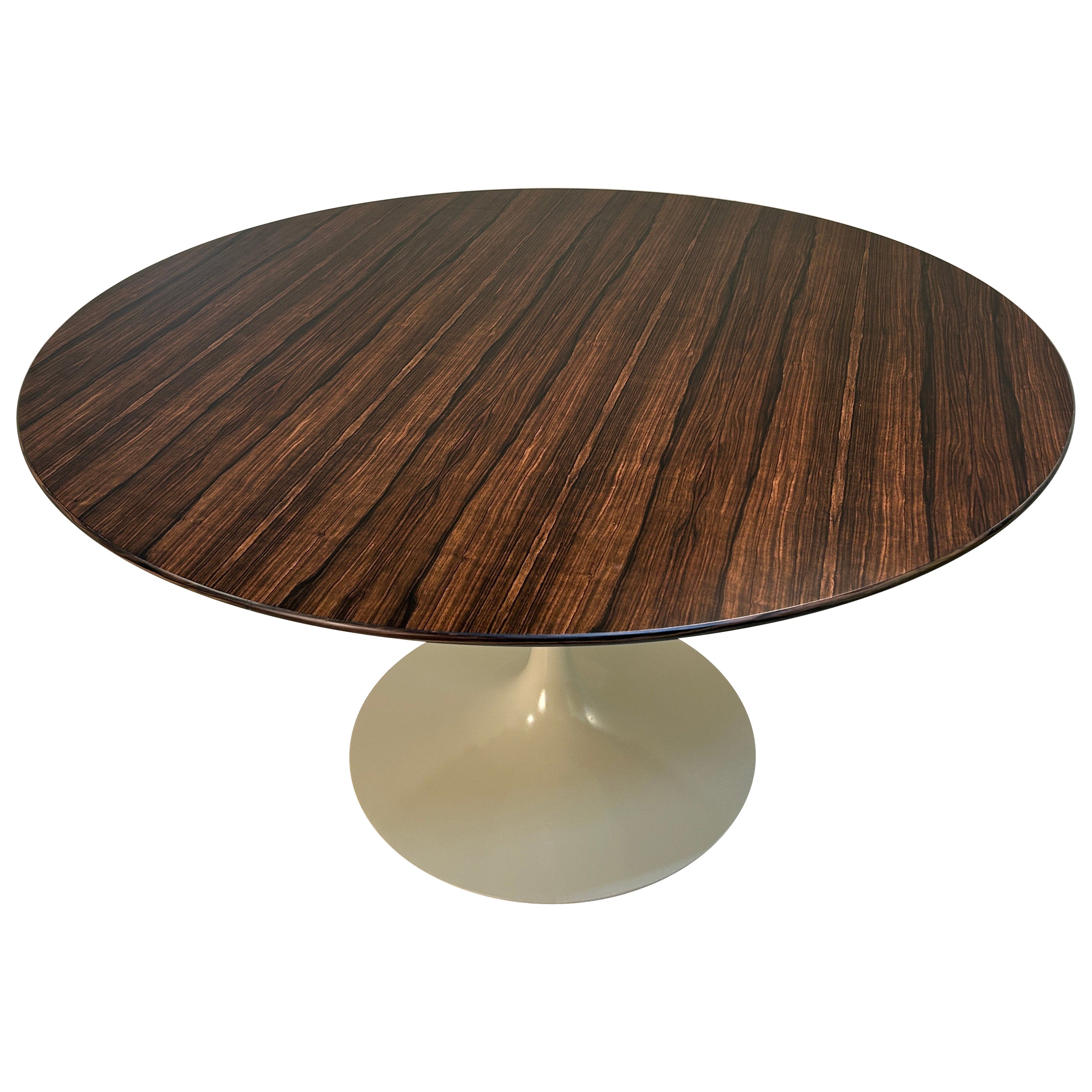 Table Knoll à 6 à 8 places en ébène de Macassar en vente
