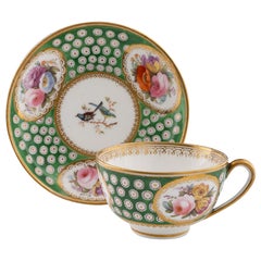 Nantgarw Porcelain Teacup and Saucer c1820