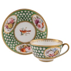 Nantgarw Porcelain Teacup and Saucer 1818-20