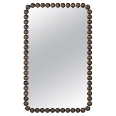 Petit miroir rectangulaire Gioiello en bronze par Nika Zupanc