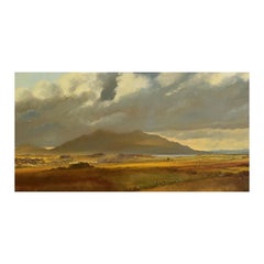 Mark Eldred Vista de paisaje irlandés Lagos de Killarney Kerry Irlanda Óleo sobre cartulina 1998