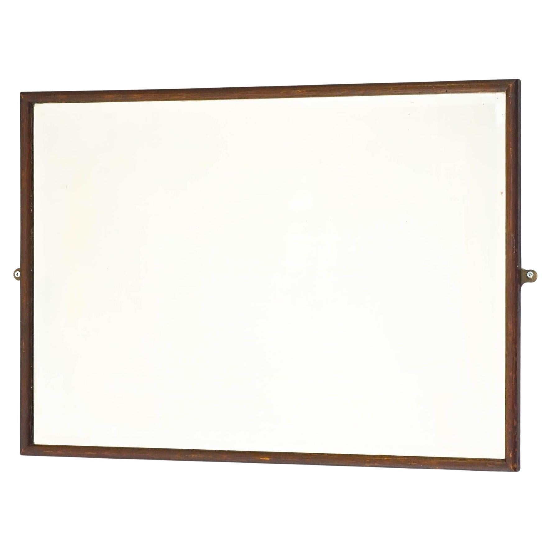 Specchio Bistro con cornice in Oak Petite