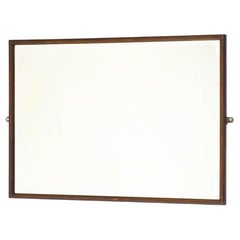 Petite Oak Framed Bistro Mirror