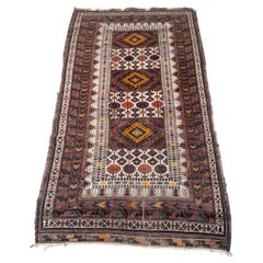 Antique Baluch Persian Afghan Rug C1920 - 7' x 3'8" (213.5x111.5cm Balouch)