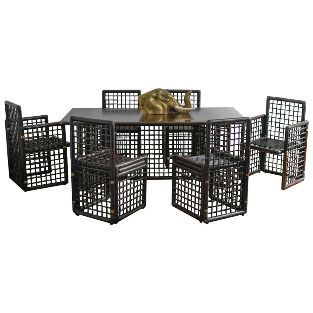 Set da pranzo Afra & Tobia Scarpa, Serie "Basilan I", Prodotto da B&B Italia