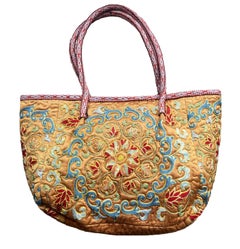 Sac à main Suzani brodé 100 % soie de luxe. Hobo Tote Bucket Bag. SUR MESURE