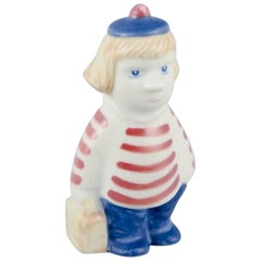 Arabia, Finlandia. Statuina di "Tooticky" dei Moomins in ceramica dipinta a mano