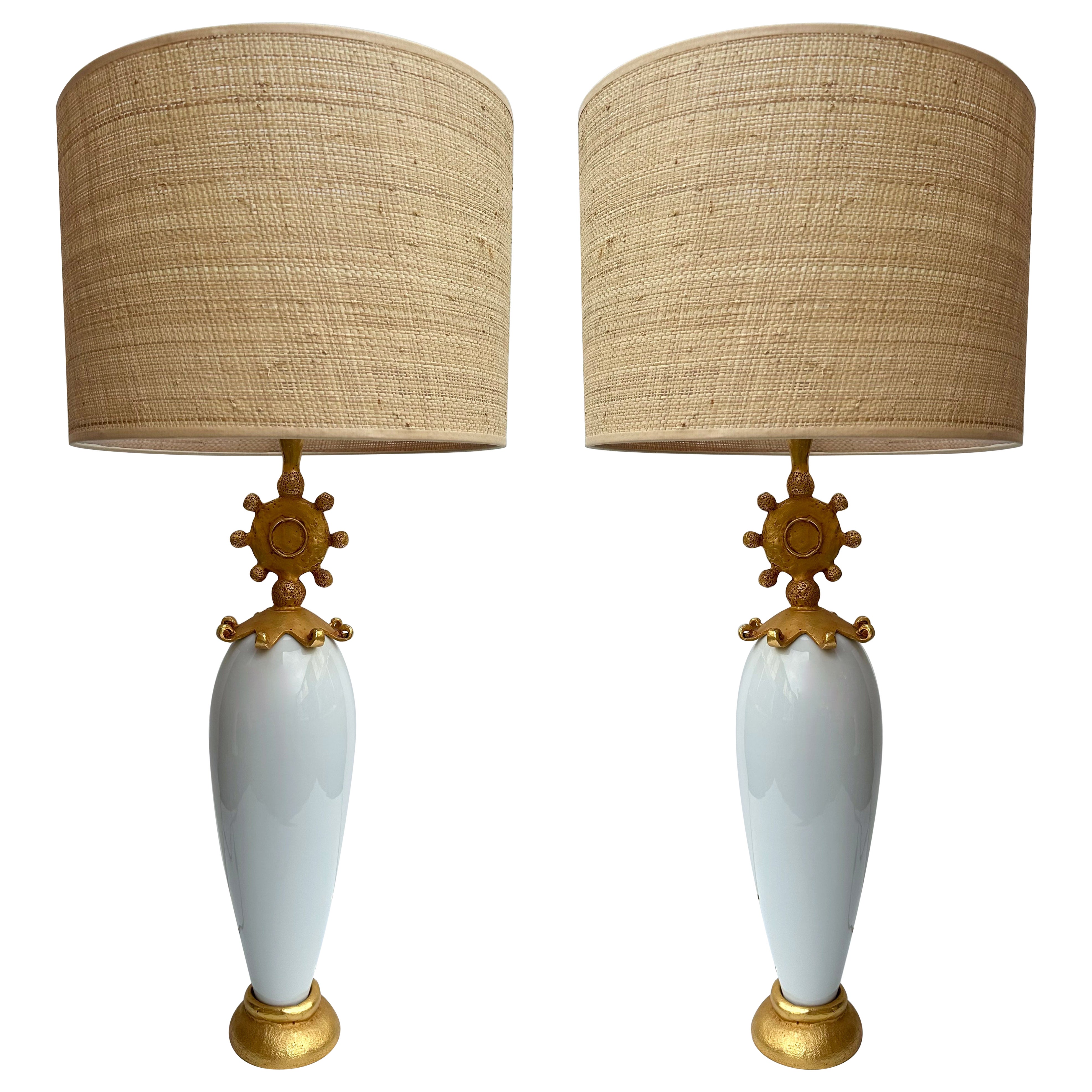 Paar Lampen Sun von Pierre Casenove für Fondica, Frankreich, 1990er Jahre