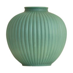 Keramikvase aus der Mitte des Jahrhunderts von Gio Ponti für Richard Ginori, Italien 1947