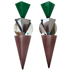 Paire d'appliques Wassily de Tihani et Mancini pour Foscarini. Italie, années 1980