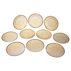 c. 1915-30 Juego de 10 platos llanos con diseño "Donatello" de Rosenthal