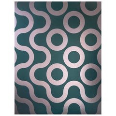 Reflection Metallic Type II Wallpaper in Beryl (SAMPLE)