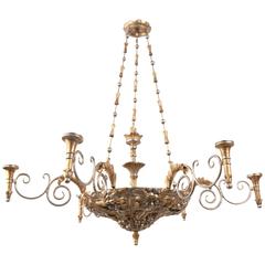 Giltwood Chandelier, Austria, circa 1830 8