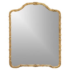 French Style Carved And Gilt Wood Mirror