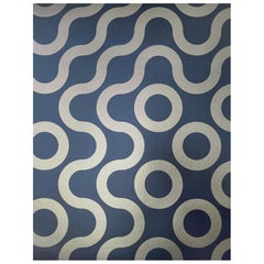 Reflection Metallic Type II Wallpaper in Saxe (SAMPLE)