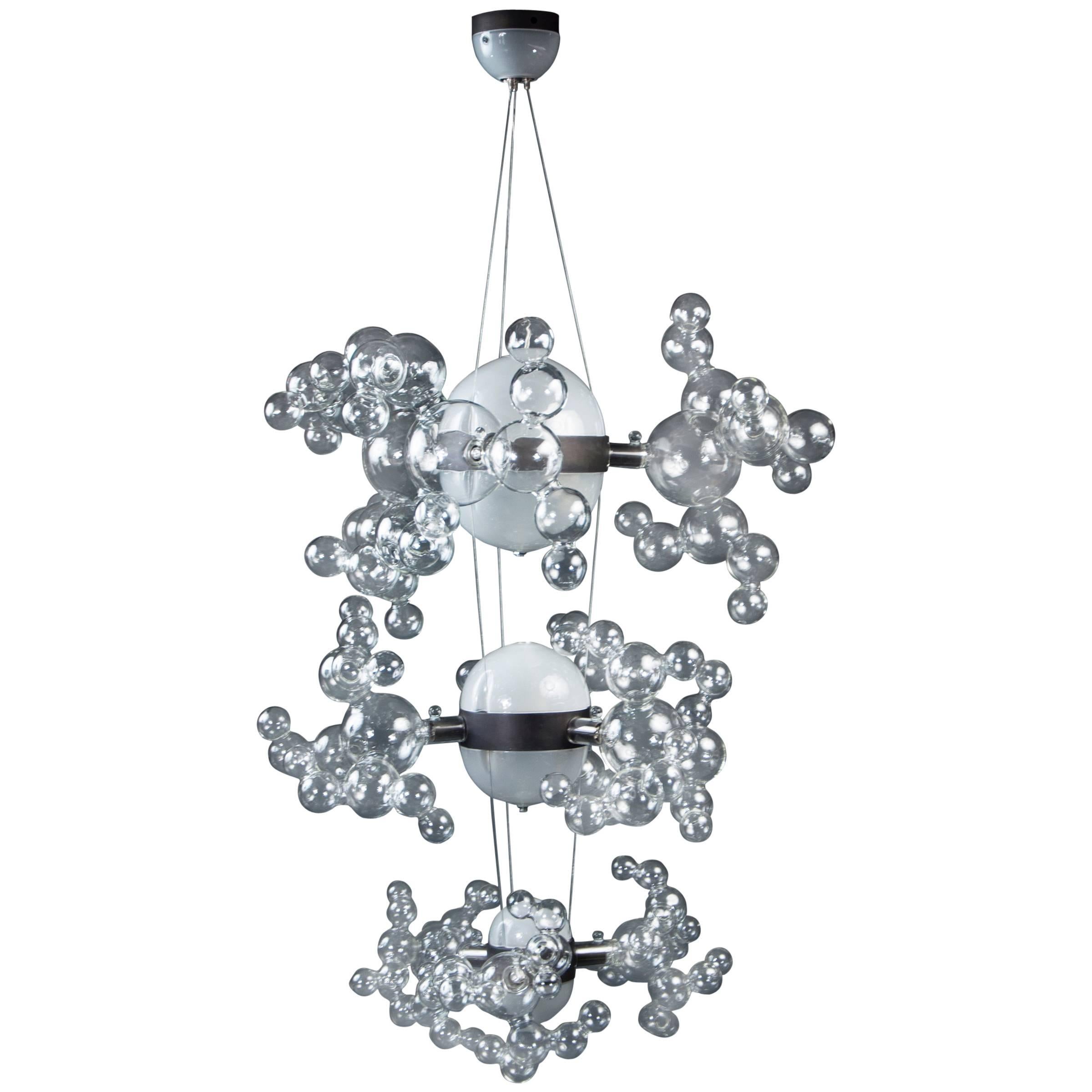 “Bubble” Chandelier by Simone Crestani, Italy, 2012 For Sale