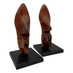 Vintage Shoe Mold Book End Sculpture