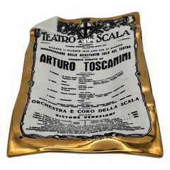 Catchall de mediados de siglo Arturo Toscanini de porcelana de Piero Fornasetti