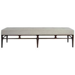 Mid-Century Sculptural Bench