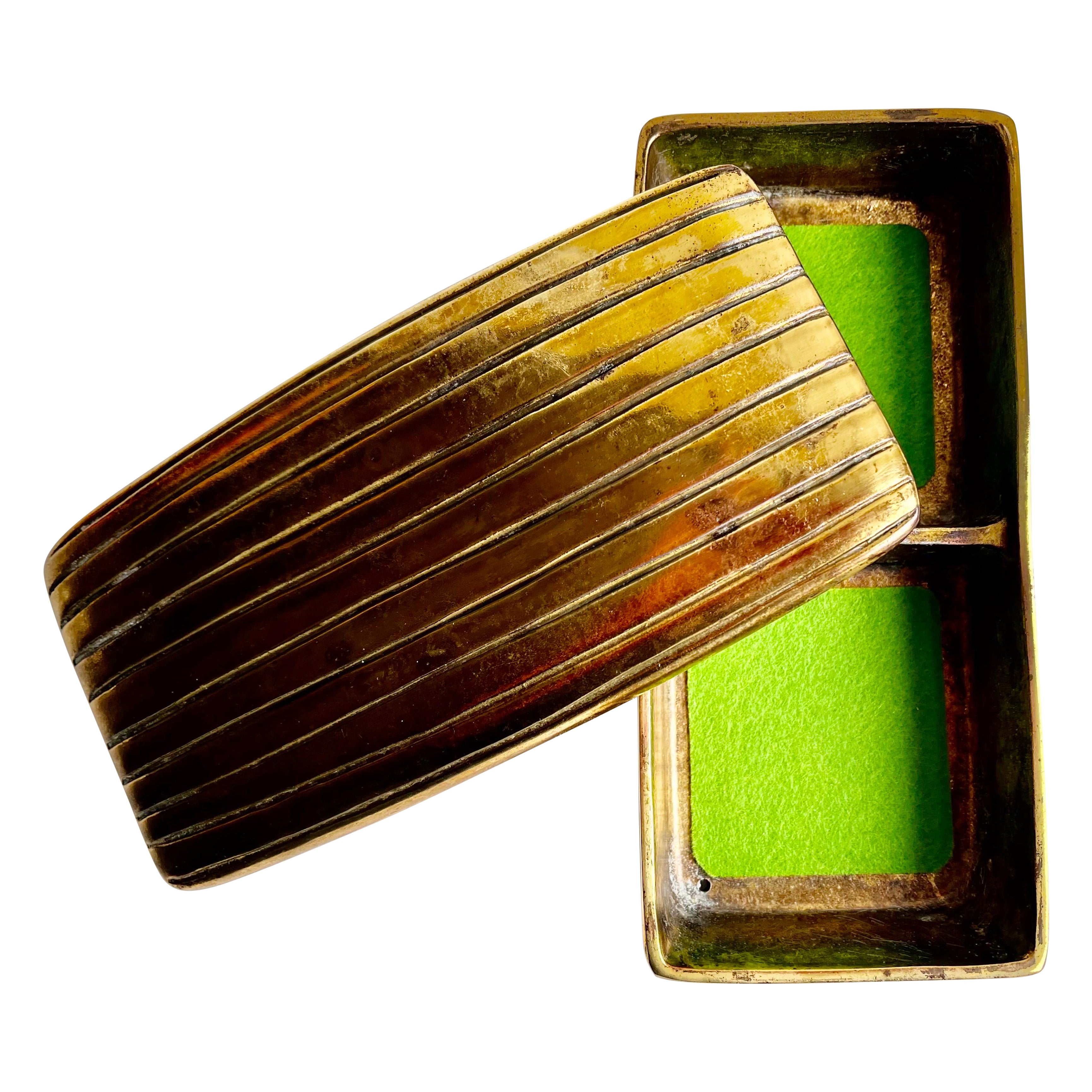 Brass Jewelery Box by Ben Seibel for Jenfred-Ware