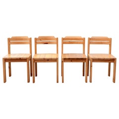 Silla de comedor ASKO Pino escandinavo Ilmari Tapiovaara, Set de 4