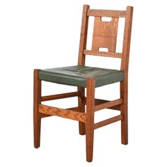 Gustav Stickley Antique Mission Oak Arts & Crafts H-Back Desk or Side Chair