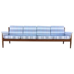 Mid 20th Century Grete Jalk for France & Sons 4 Seater Danish Modern Sofa