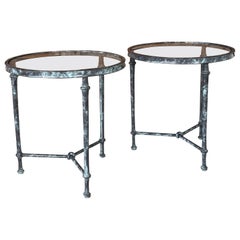 Coastal Brown Jordan Aluminum Side Tables