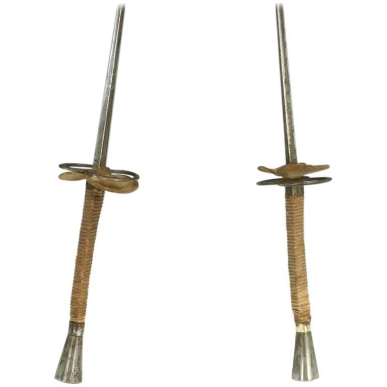 Antique Souzy Aine Fencing Foils at 1stdibs