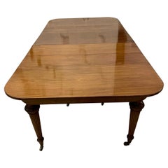 Mesa de Comedor Extensible de Caoba Metamórfica de la Regencia Antigua de Magnífica Calidad