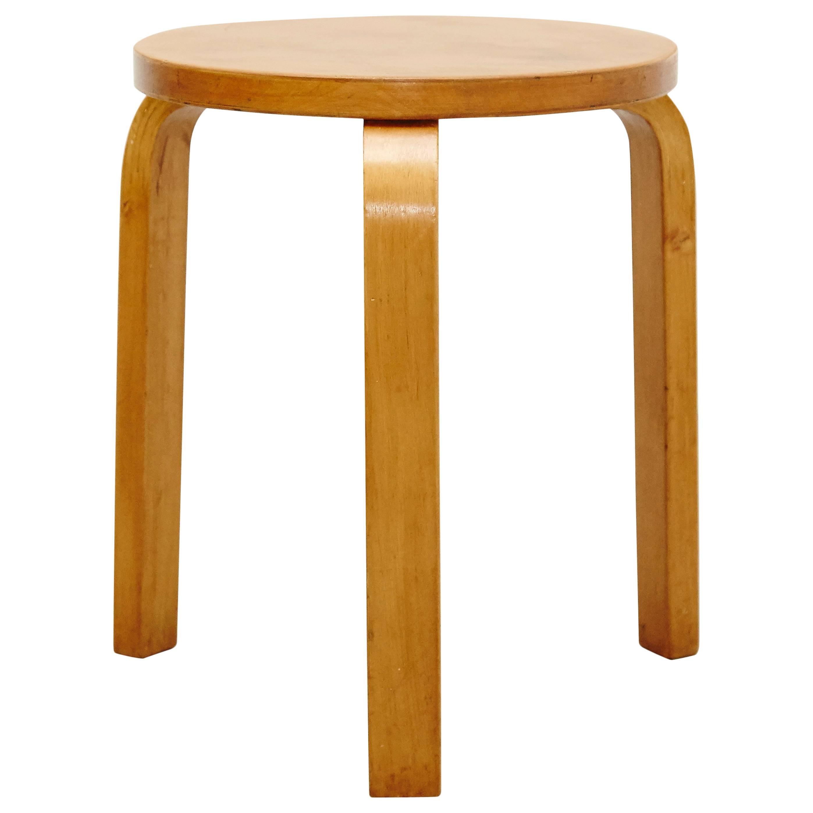 Alvar Aalto Wood Stool for Artek, circa 1950