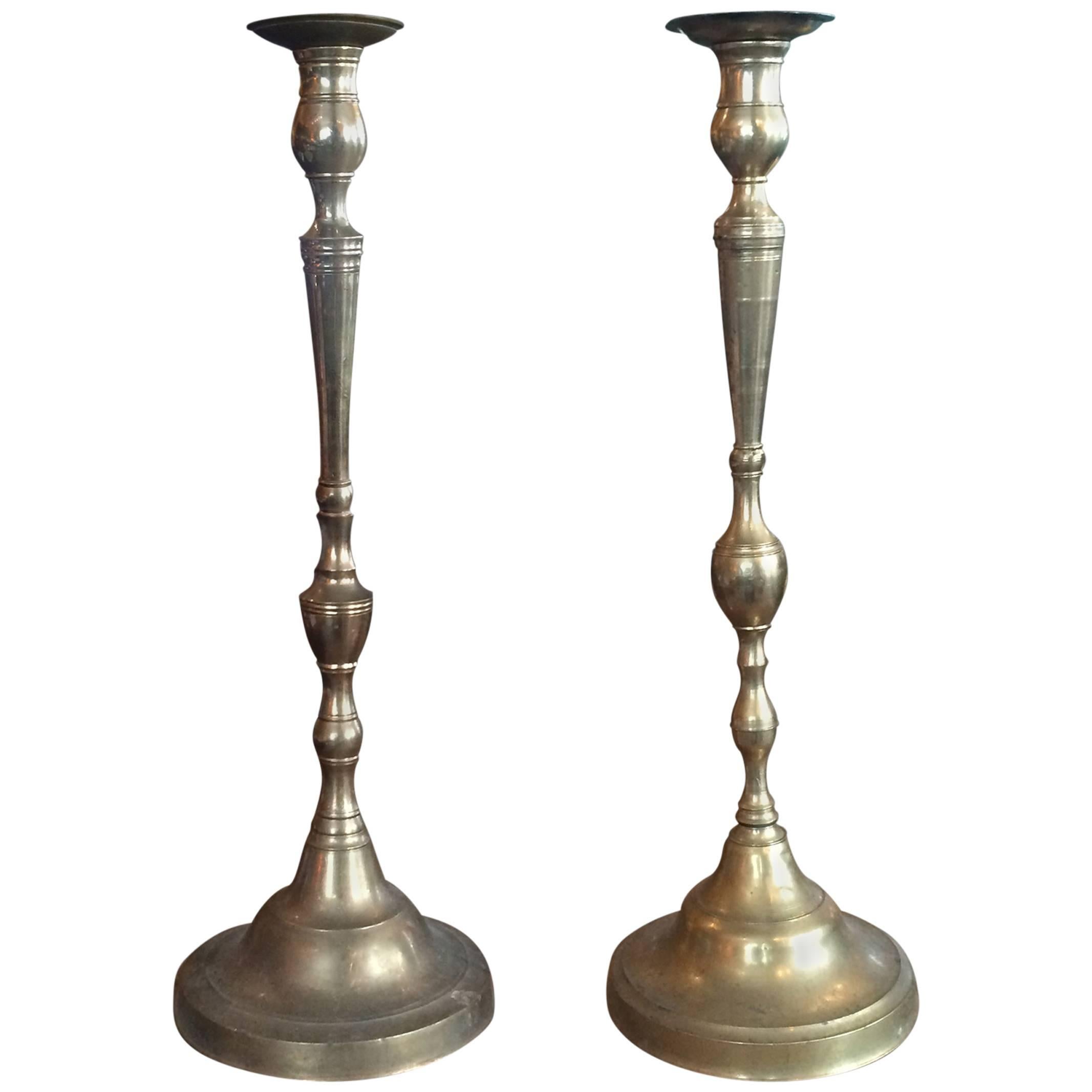 Pair of Ottoman Candlesticks For Sale