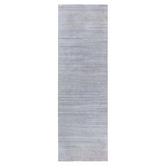 Contemporary Gray Hand-Knotted Wool Rug by Doris Leslie Blau
