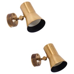 Ein Paar Hans-Agne Jakobsson Wall Lights, 1960er Jahre