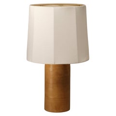 Lampada da tavolo in lino bianco medio Sonora di NASSI