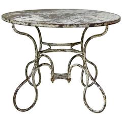Unusual Iron Table, France, circa 1920s