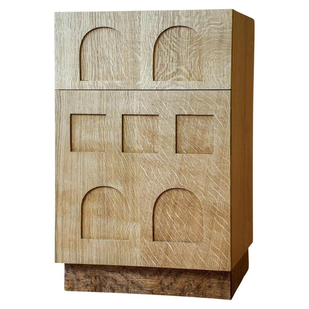 Terrace English Oak End Table For Sale