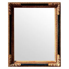Miroir vintage Regency doré à pointes