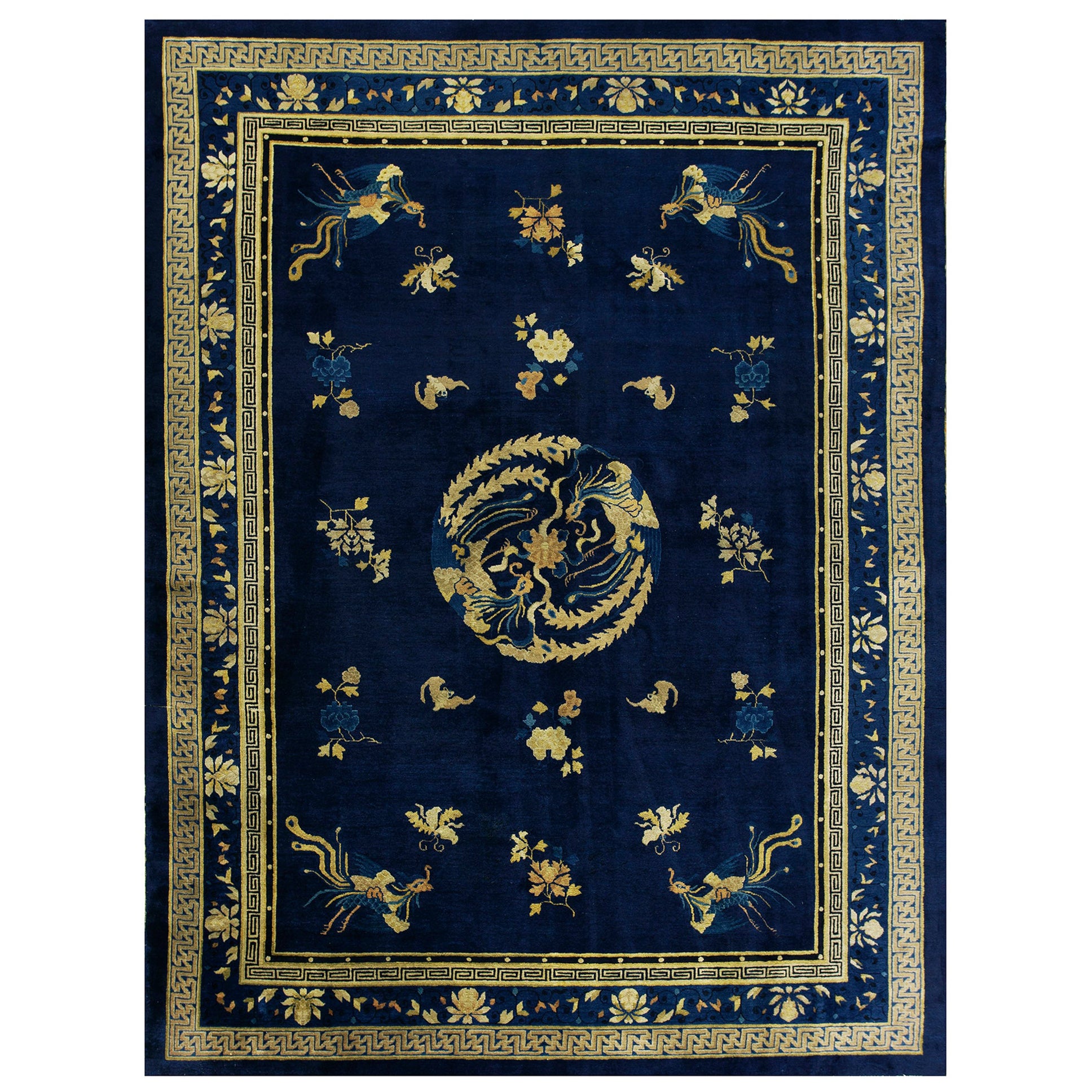 Antique Chinese Peking Rug 9' 0" x 11' 6"