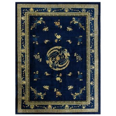 Antique Chinese Peking Rug 9' 0" x 11' 6"