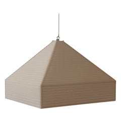 Large Piramide Pleated Pendant Lamp by NASSI