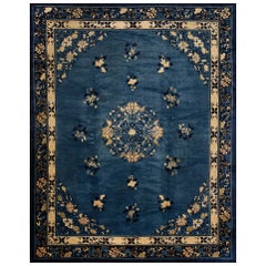 Antique Chinese Peking Rug 7' 9" x 9' 9"
