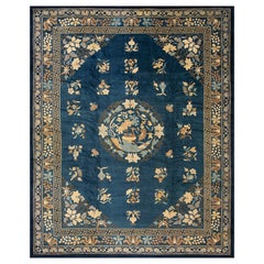 Early 19th Century Chinese Peking Carpet ( 9'2" x 11'5" - 280 x 350 cm )