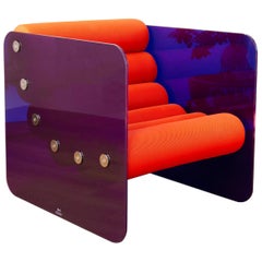 Mw02 "pop"  Sillón de cristal malva de MW DESIGNER FURNITURE