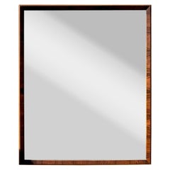 Vintage Mid-Century Modern Burl Wood Mirror
