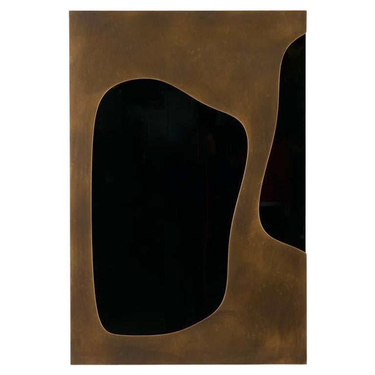 Douglas Fanning, Bronze and Glass, Contemporary Mirror, United States, 2024 For Sale