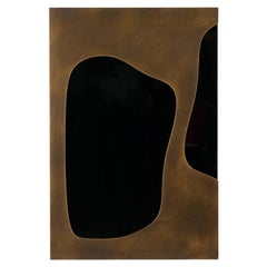 Douglas Fanning, bronze et verre, miroir contemporain, États-Unis, 2024.